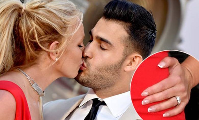 عکس های حلقه ازدواج سام اصغری و بریتنی اسپیرز به همراه بررسی قیمت آن