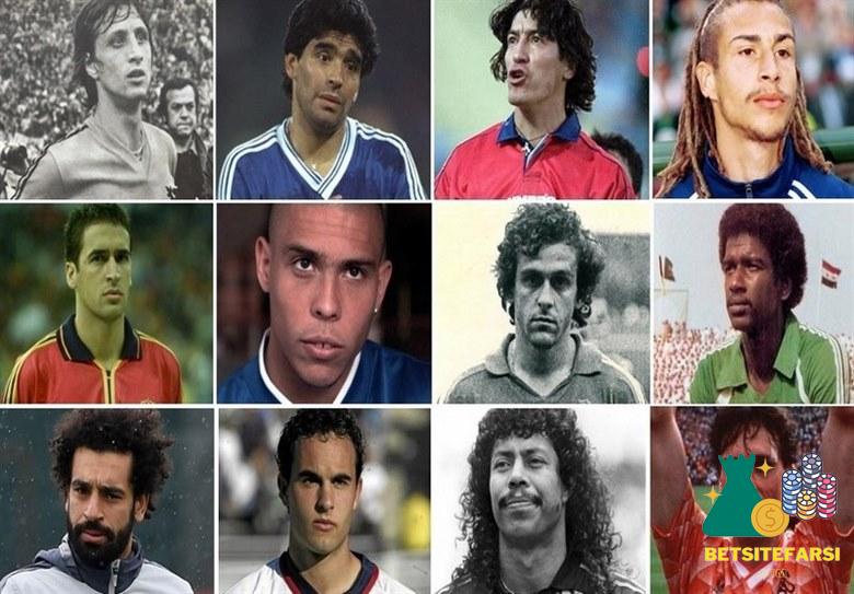 عکس 50 فوتبالیست برتر تاریخ فوتبال