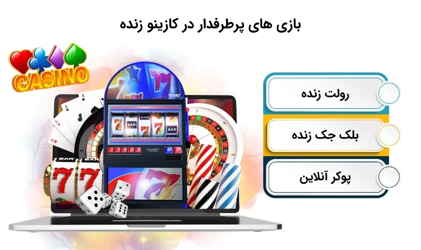 معرفی بازی های محبوب کازینو زنده