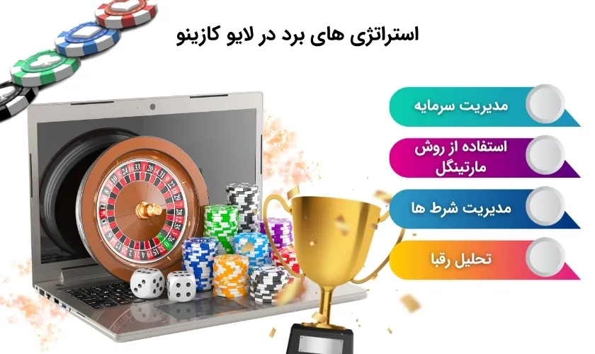 ترفندهای برد در کازینو زنده