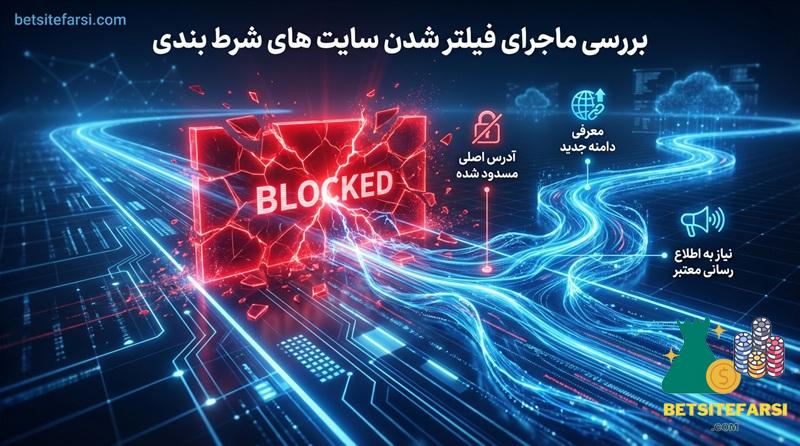 بررسی ماجرای فیلتر شدن سایت های شرط بندی